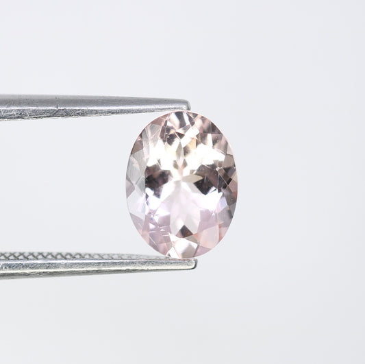 1.18 CT 8.10 x 6.20 MM Morganite Oval Stone For Engagement Ring - JayKrishna Diamond