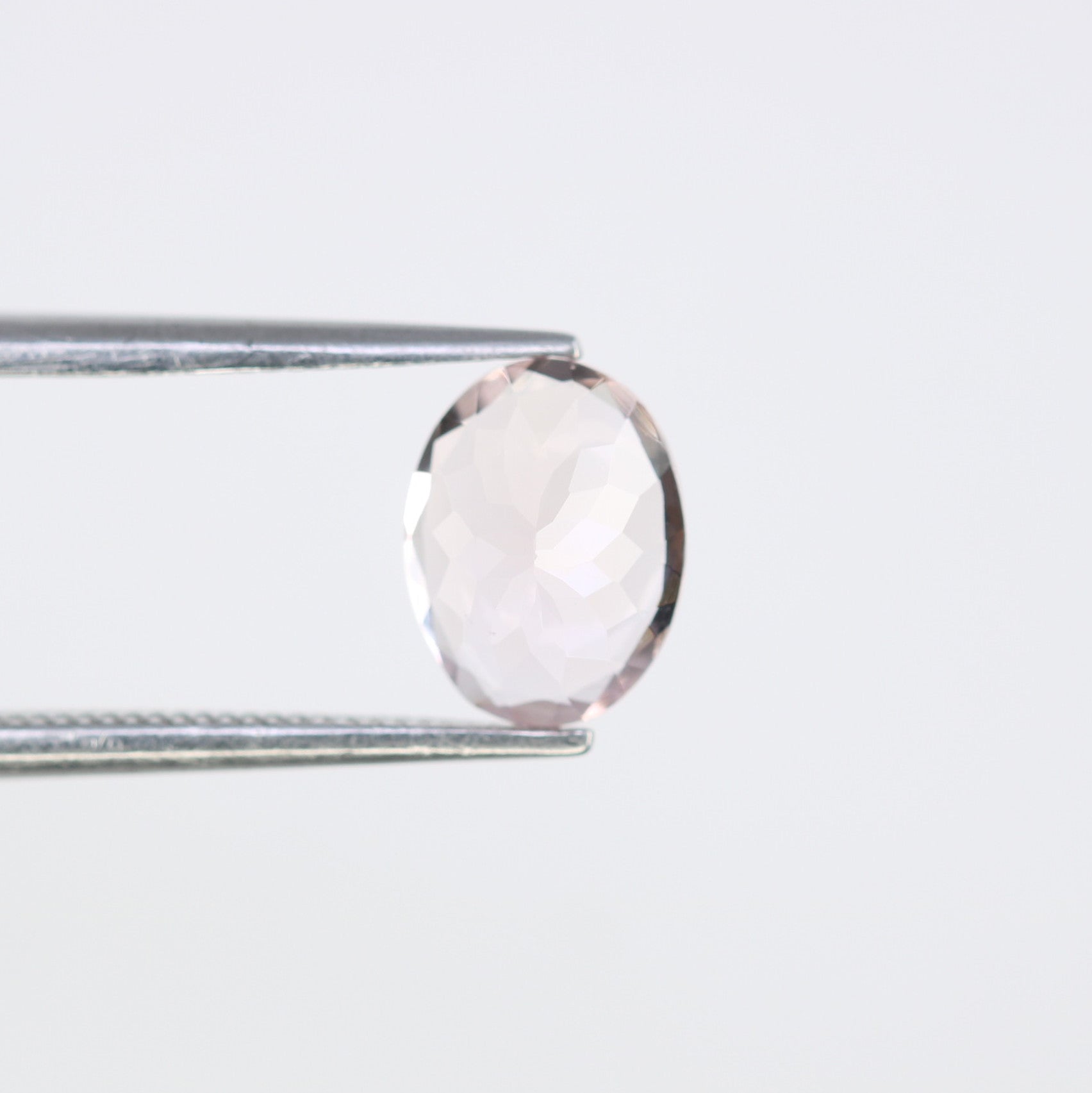 1.18 CT 8.10 x 6.20 MM Morganite Oval Stone For Engagement Ring - JayKrishna Diamond