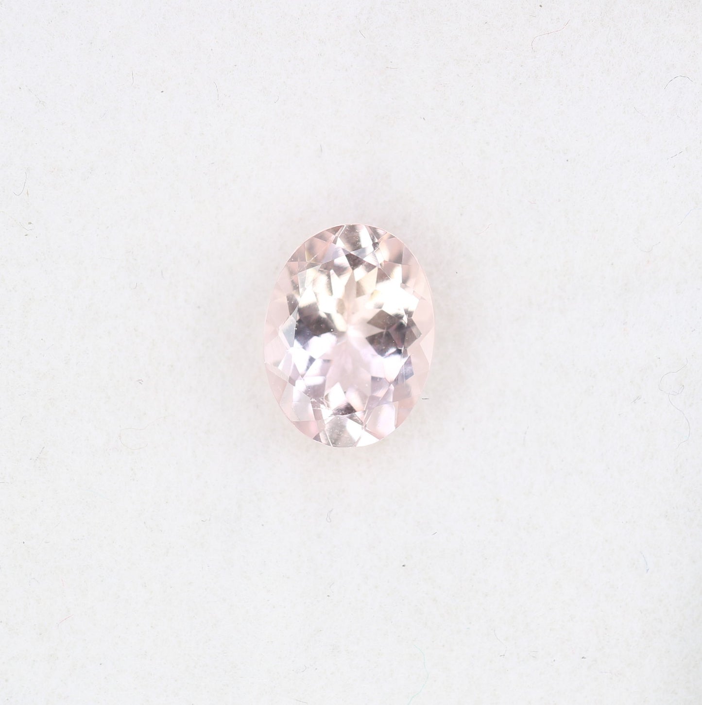 1.18 CT 8.10 x 6.20 MM Morganite Oval Stone For Engagement Ring - JayKrishna Diamond