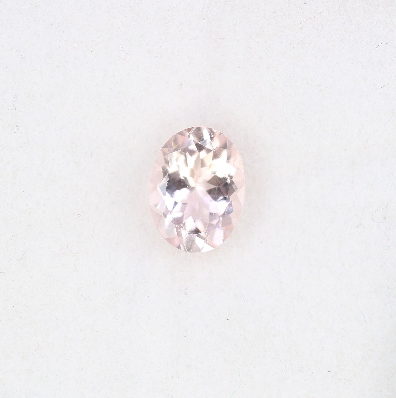 1.18 CT 8.10 x 6.20 MM Morganite Oval Stone For Engagement Ring - JayKrishna Diamond
