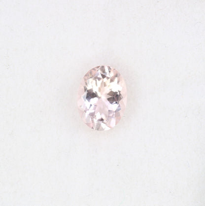 1.18 CT 8.10 x 6.20 MM Morganite Oval Stone For Engagement Ring - JayKrishna Diamond