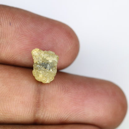 4.35 Carat Green Color Loose Natural Uncut Raw Loose Rough Diamond For Galaxy Diamond Ring - JayKrishna Diamond