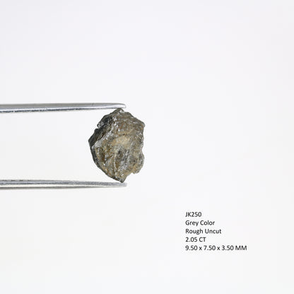 2.05 Carat Grey Color Natural Loose Antique Loose Uncut Raw Diamond For Wedding Ring - JayKrishna Diamond