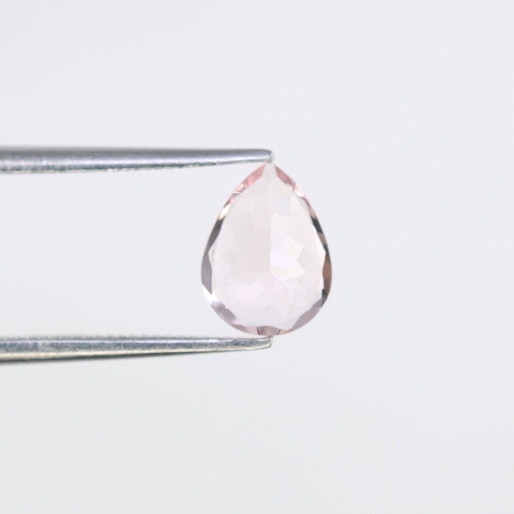 0.97 CT Morganite Pear Stone Pink 8.10 MM Gemstone For Engagement Ring - JayKrishna Diamond