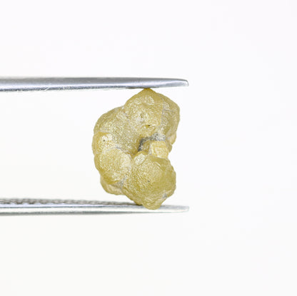 4.41 Carat Natural Fancy Green Color Loose Rough Diamond For Raw Diamond Ring - JayKrishna Diamond