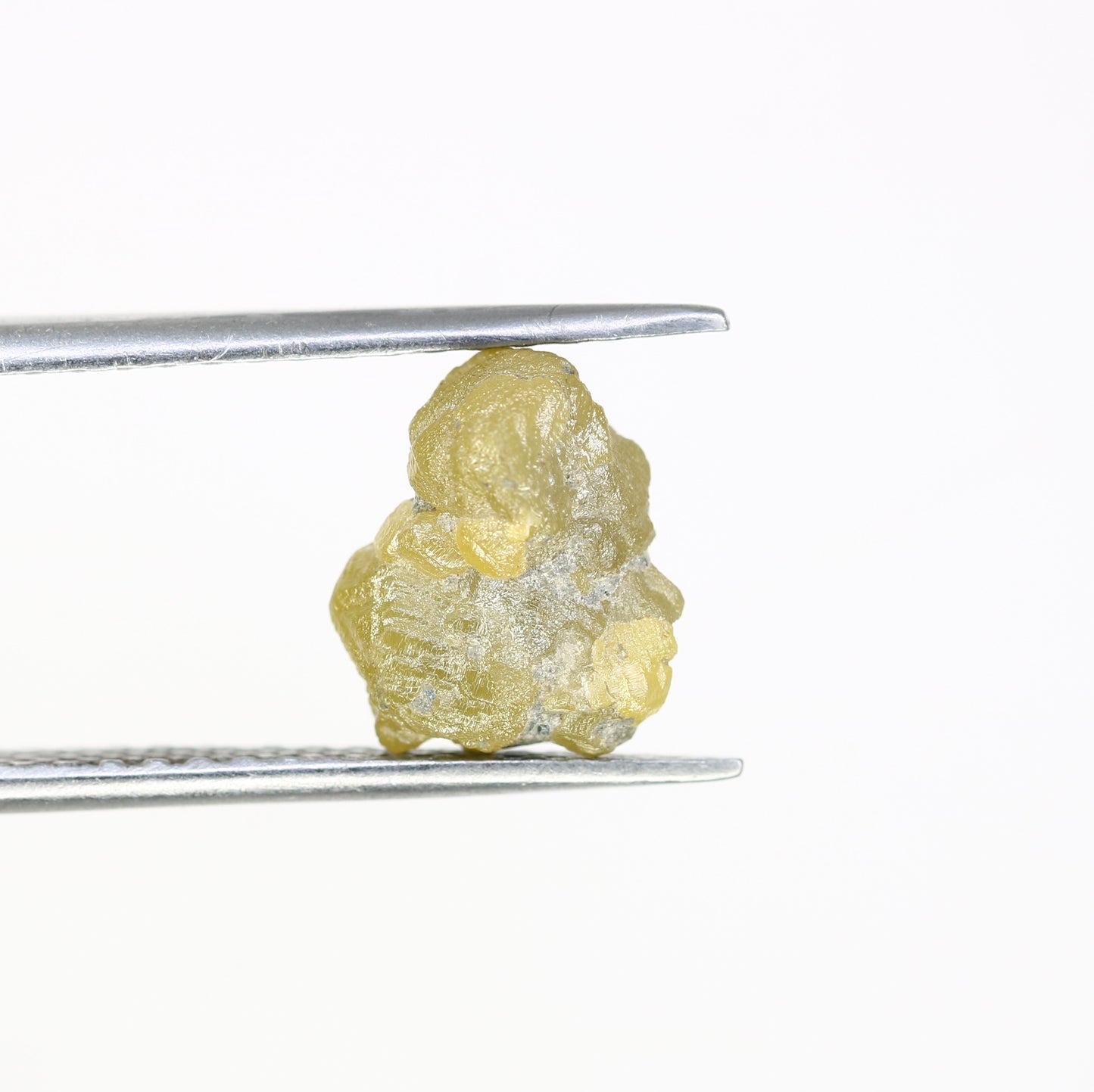 4.41 Carat Natural Fancy Green Color Loose Rough Diamond For Raw Diamond Ring - JayKrishna Diamond