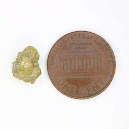 4.41 Carat Natural Fancy Green Color Loose Rough Diamond For Raw Diamond Ring - JayKrishna Diamond