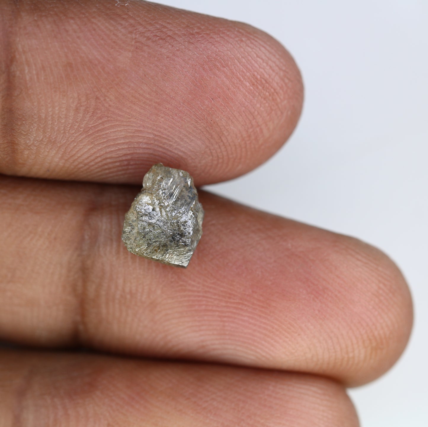 2.09 Carat Grey Color Natural Loose Uncut Raw Rough Diamond For Wedding Ring - JayKrishna Diamond