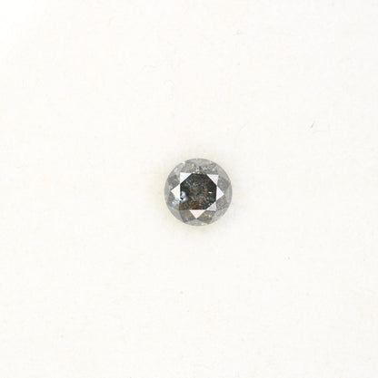 0.52 Carat Salt And Pepper Round Brilliant Cut Diamond For Galaxy Ring - JayKrishna Diamond