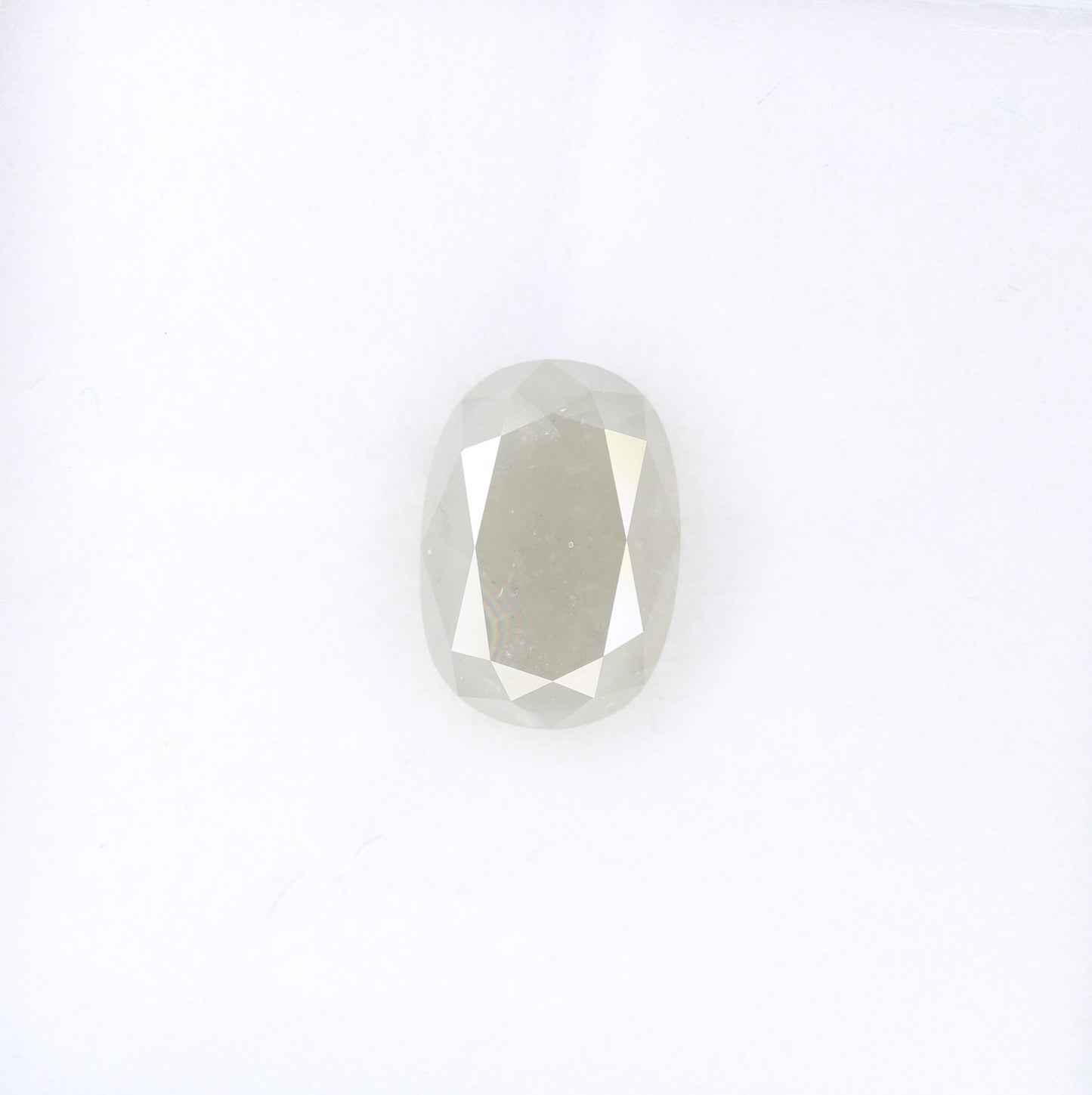 2.83 CT Salt And Pepper Oval Shape Natural Diamond For Engagement Ring - JayKrishna Diamond
