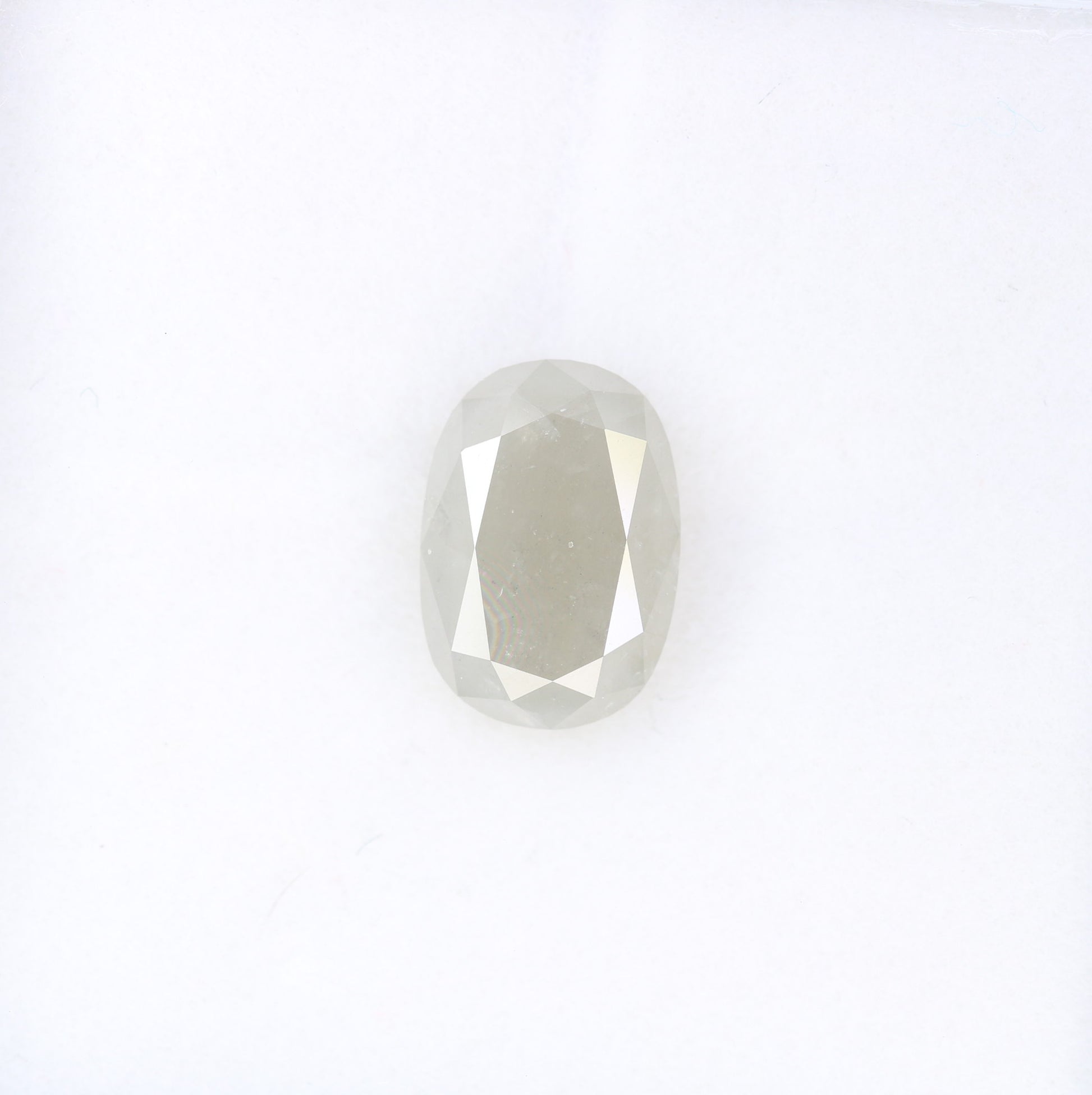 2.83 CT Salt And Pepper Oval Shape Natural Diamond For Engagement Ring - JayKrishna Diamond