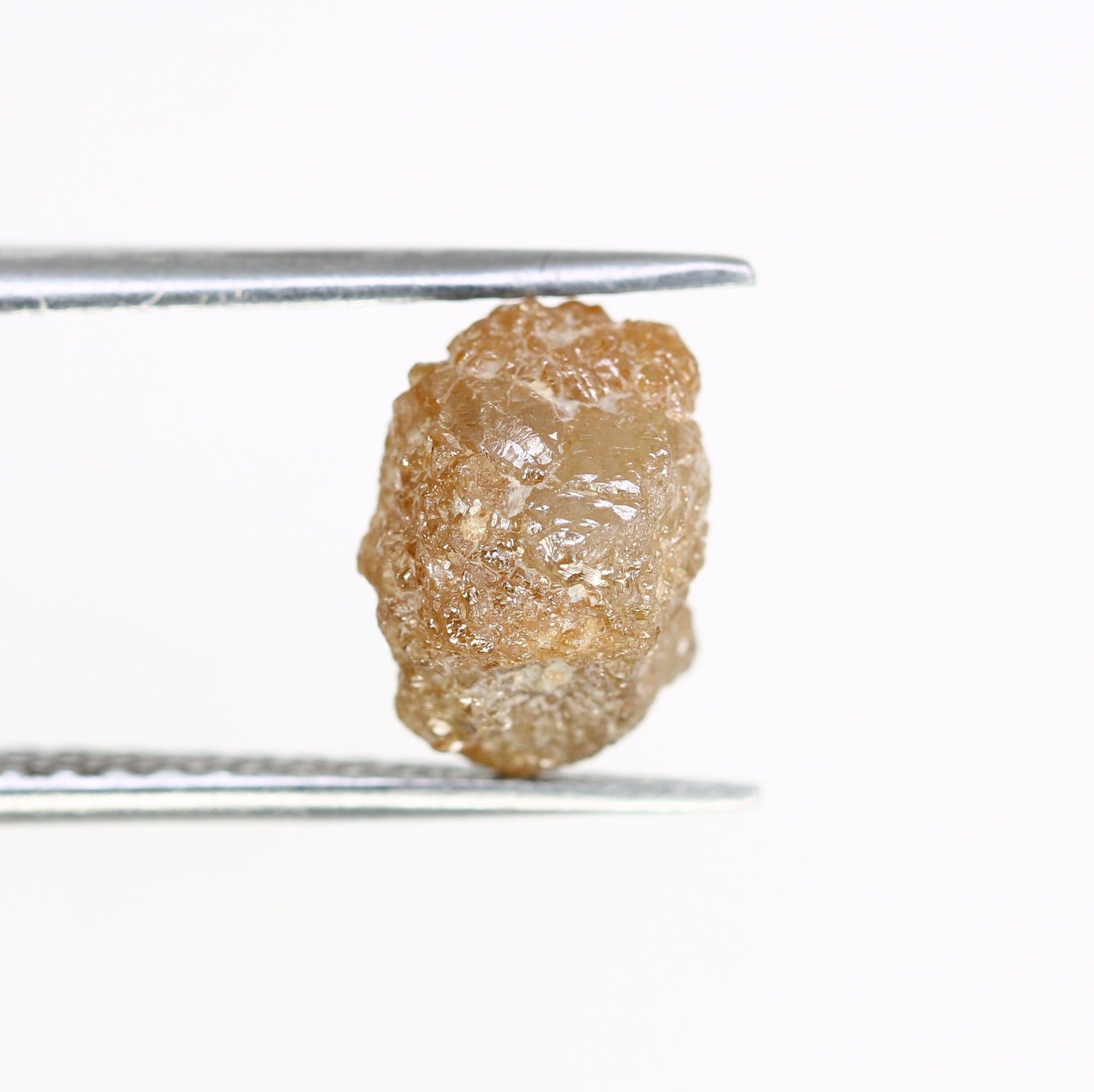 3.29 Carat Dark Orange Color Loose Unique Raw Rough Diamond For Wedding Ring - JayKrishna Diamond