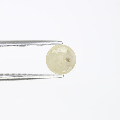 0.78 CT Natural Grey Round Rose Cut Diamond For Proposal Ring - JayKrishna Diamond