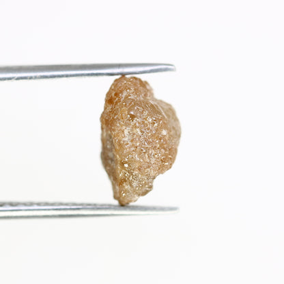 3.29 Carat Dark Orange Color Loose Unique Raw Rough Diamond For Wedding Ring - JayKrishna Diamond
