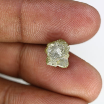 4.51 Carat Natural Loose Green Color Antique Rough Diamond For Raw Diamond Ring - JayKrishna Diamond