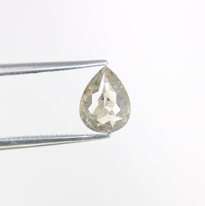 1.10 Carat Pear Cut Diamond Loose Salt And Pepper Diamond For Galaxy Ring - JayKrishna Diamond