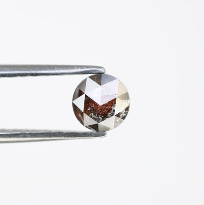 0.71 CT Natural Brown Round Rose Cut 5.00 MM Loose Diamond For Proposal Ring - JayKrishna Diamond