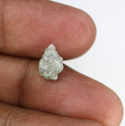 2.83 Carat Grey Color Natural Loose Unpolished Rough Diamond For Wedding Ring - JayKrishna Diamond