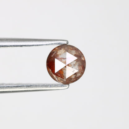 0.56 CT Round Rose Cut Natural Red Diamond – Striking Loose Gem for Bold Statement Rings - JayKrishna Diamond