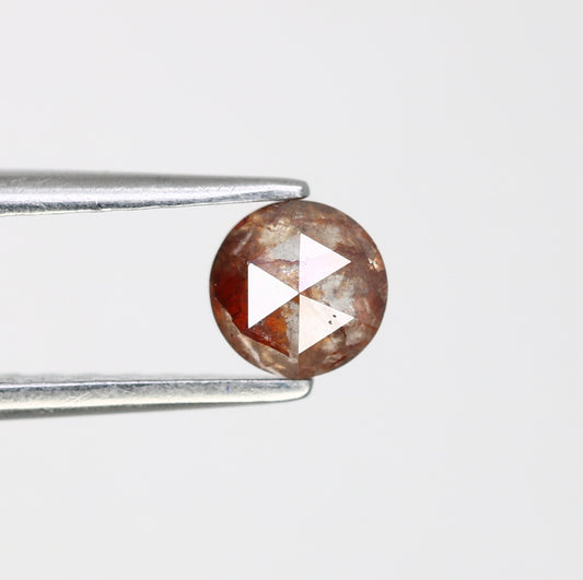 0.56 CT Round Rose Cut Natural Red Diamond – Striking Loose Gem for Bold Statement Rings - JayKrishna Diamond