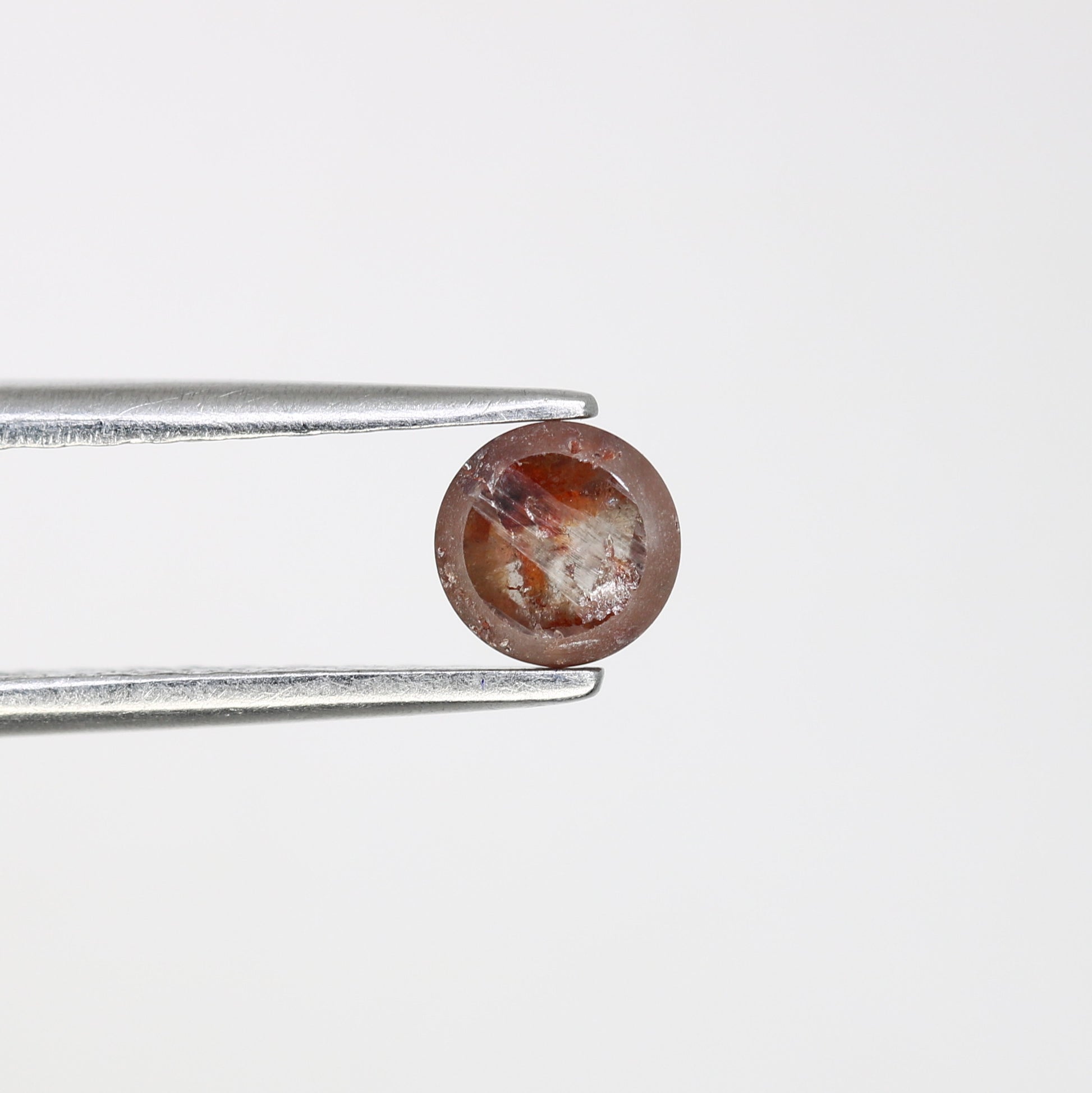 0.56 CT Round Rose Cut Natural Red Diamond – Striking Loose Gem for Bold Statement Rings - JayKrishna Diamond