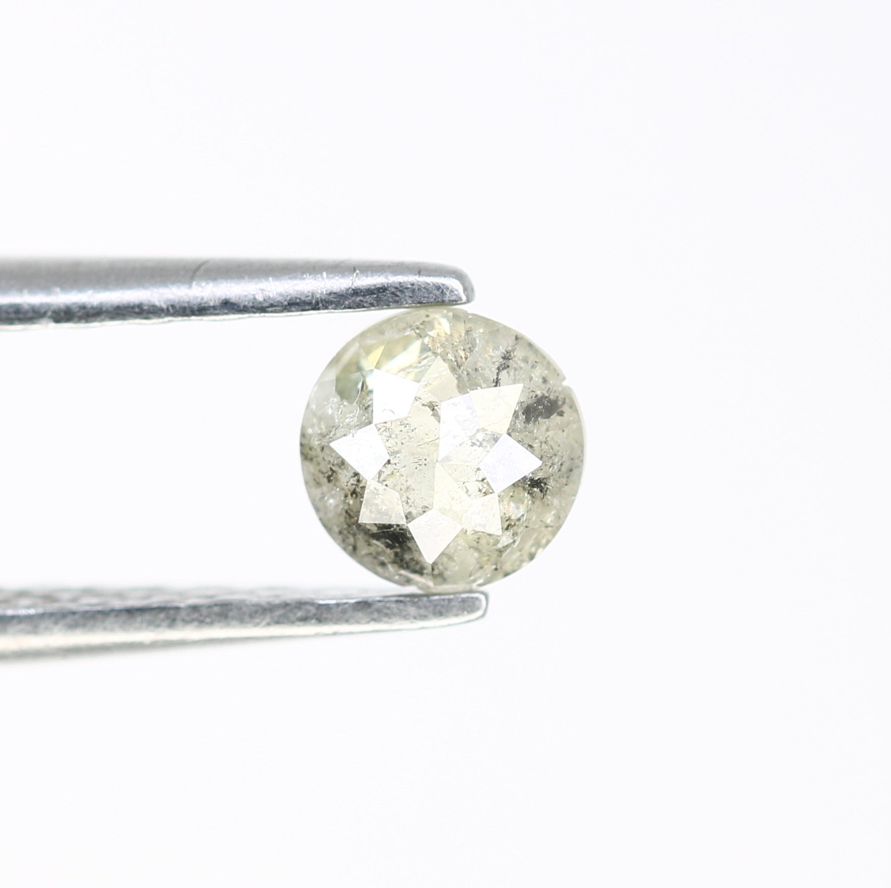 0.40 CT Grey Round Rose Cut 4.50 MM Loose Galaxy Diamond for Custom Statement Rings, Unique Engagement Jewelry & Elegant Fine Jewelry - JayKrishna Diamond