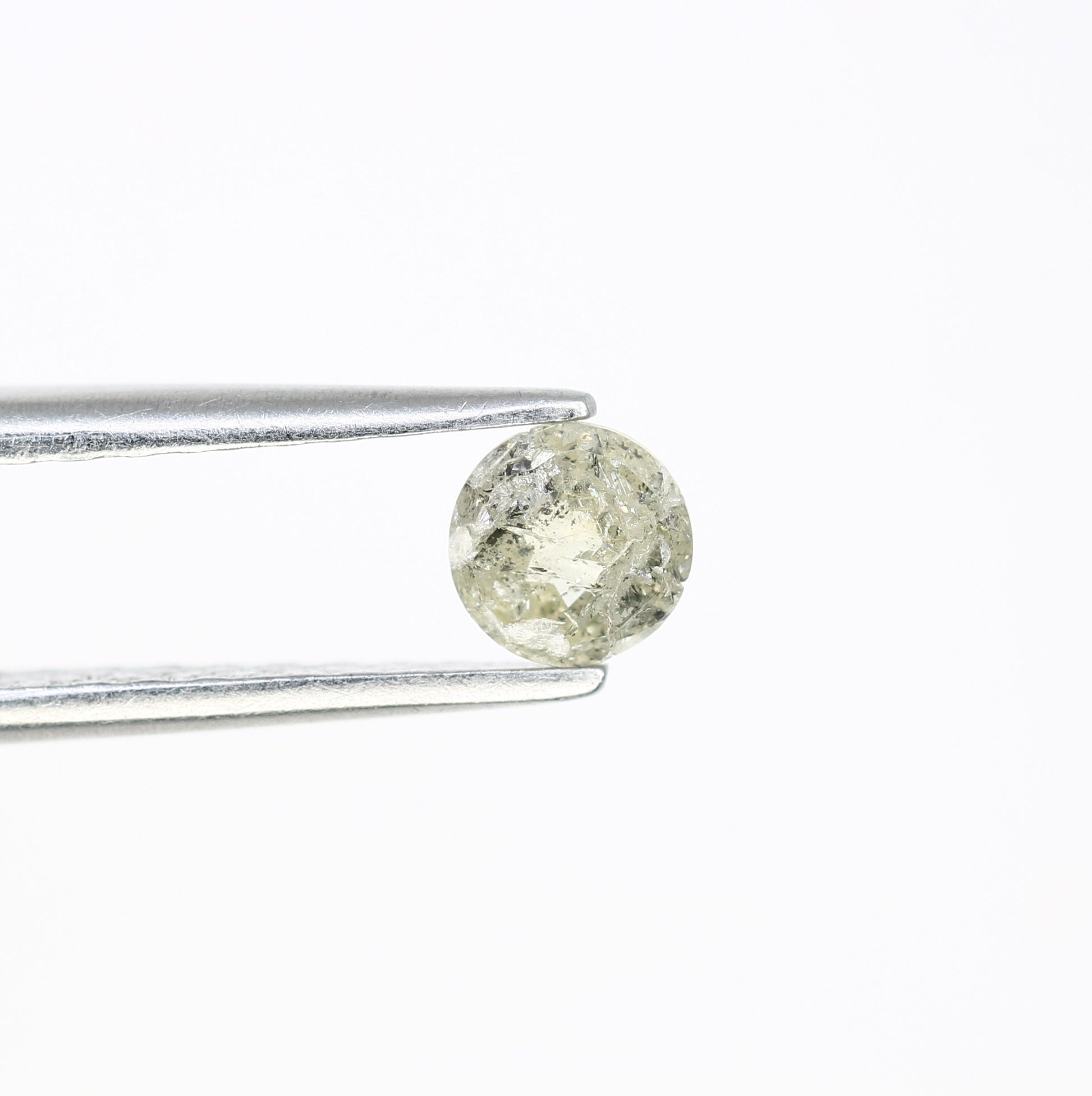 0.40 CT Grey Round Rose Cut 4.50 MM Loose Galaxy Diamond for Custom Statement Rings, Unique Engagement Jewelry & Elegant Fine Jewelry - JayKrishna Diamond