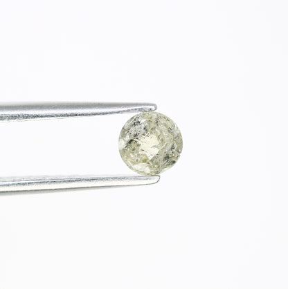 0.40 CT Grey Round Rose Cut 4.50 MM Loose Galaxy Diamond for Custom Statement Rings, Unique Engagement Jewelry & Elegant Fine Jewelry - JayKrishna Diamond