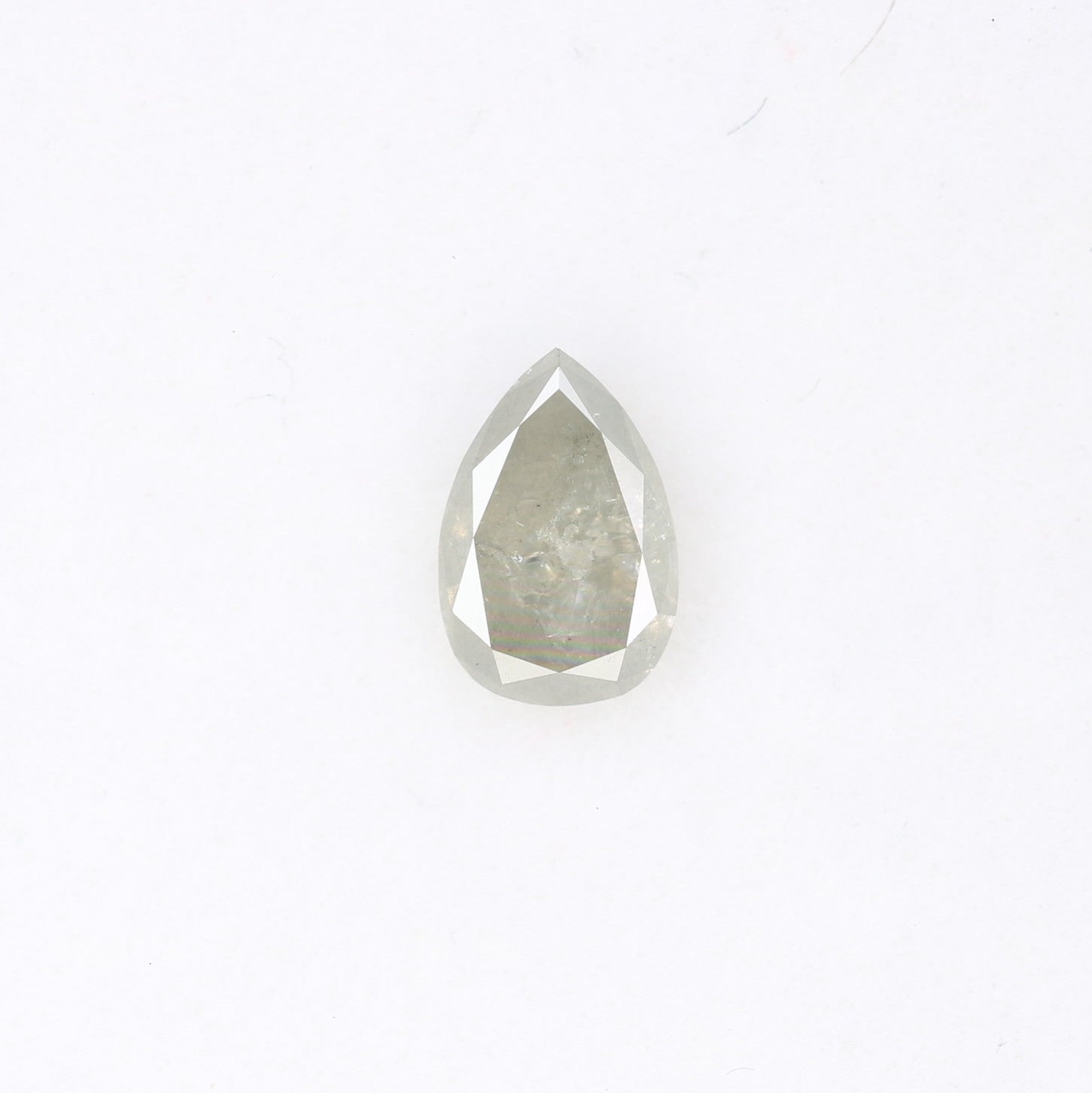 0.39 CT 6.00 MM Loose Grey Pear Shaped Diamond for Custom Promise Rings, Unique Engagement Jewelry & Elegant Fine Jewelry - JayKrishna Diamond
