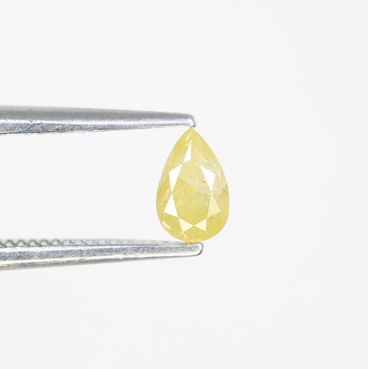 0.30 CT Grey 5.10 MM Pear Shaped Loose Diamond – Perfect for Proposal Rings | Elegant Grey Pear Shape Diamond - JayKrishna Diamond