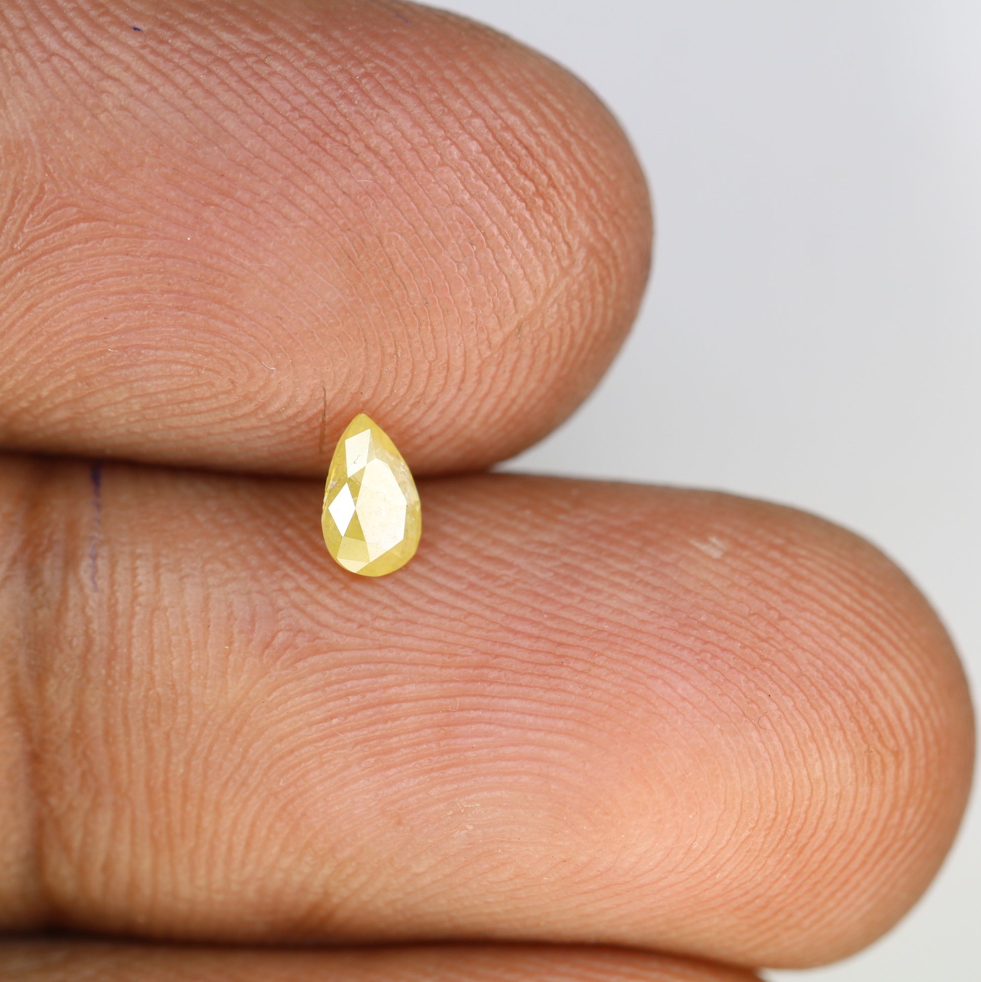 0.30 CT Grey 5.10 MM Pear Shaped Loose Diamond – Perfect for Proposal Rings | Elegant Grey Pear Shape Diamond - JayKrishna Diamond