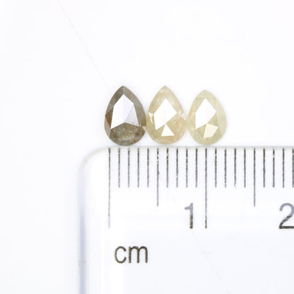 1.15 CT Natural Grey Pear Shaped 6.20 MM Loose Diamond For Statement Ring - JayKrishna Diamond
