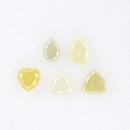 0.56 CT Mixed Shape Fancy Colored Diamonds – Vibrant Loose Stones for Custom Designer Jewelry - JayKrishna Diamond