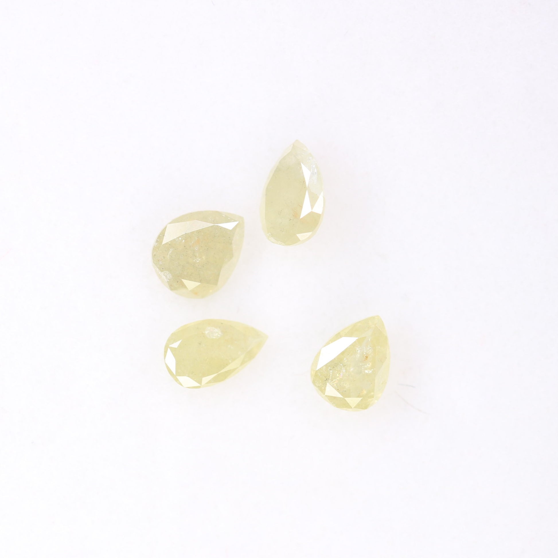 1.02 CT Fancy Light Yellow Pear Shape 5.00 MM Diamond For Statement Ring - JayKrishna Diamond