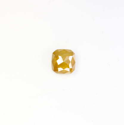 1.54 CT 6.70 MM Cushion Shape Yellow Natural Diamond For Wedding Ring - JayKrishna Diamond
