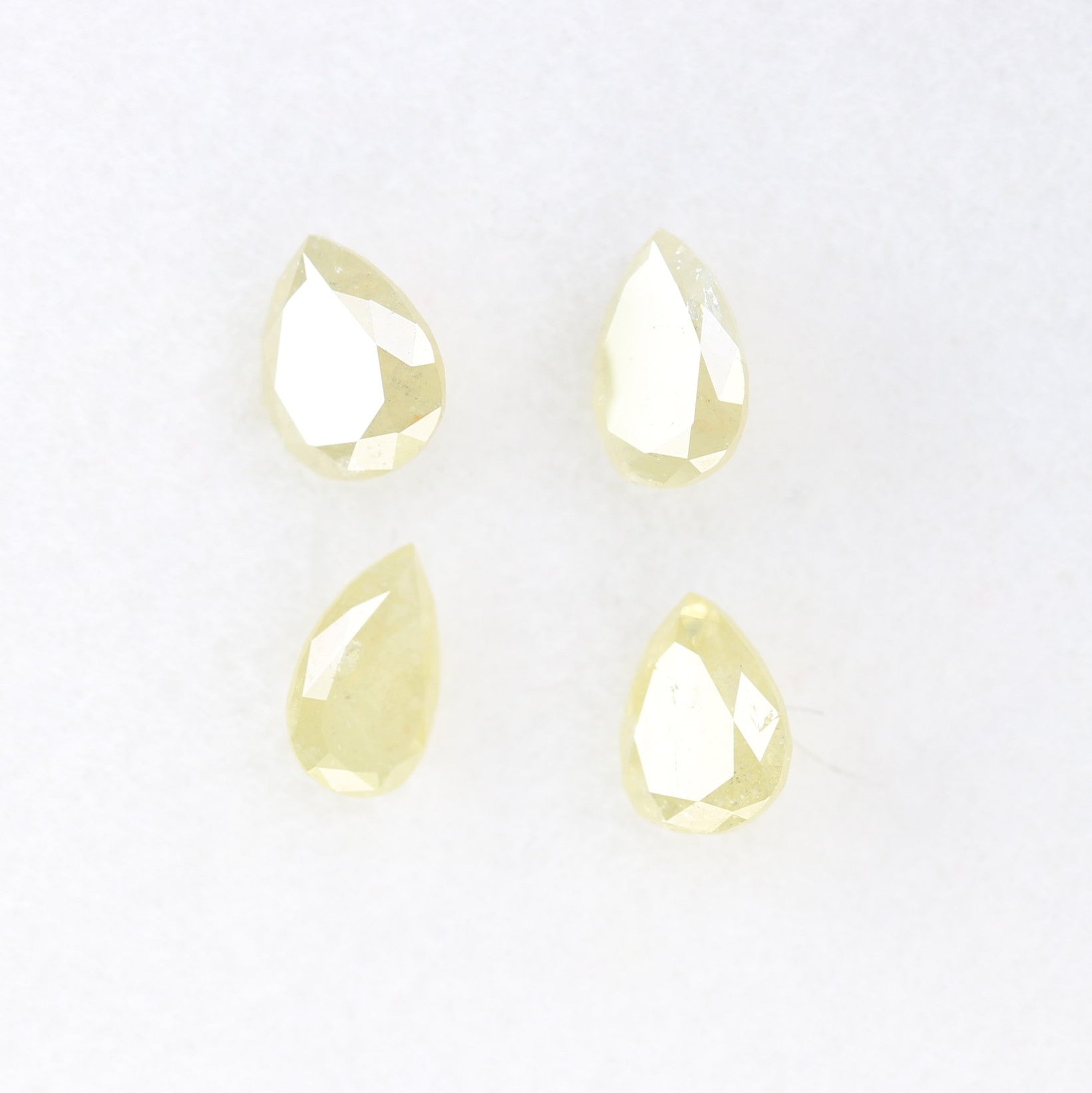 1.02 CT Fancy Light Yellow Pear Shape 5.00 MM Diamond For Statement Ring - JayKrishna Diamond