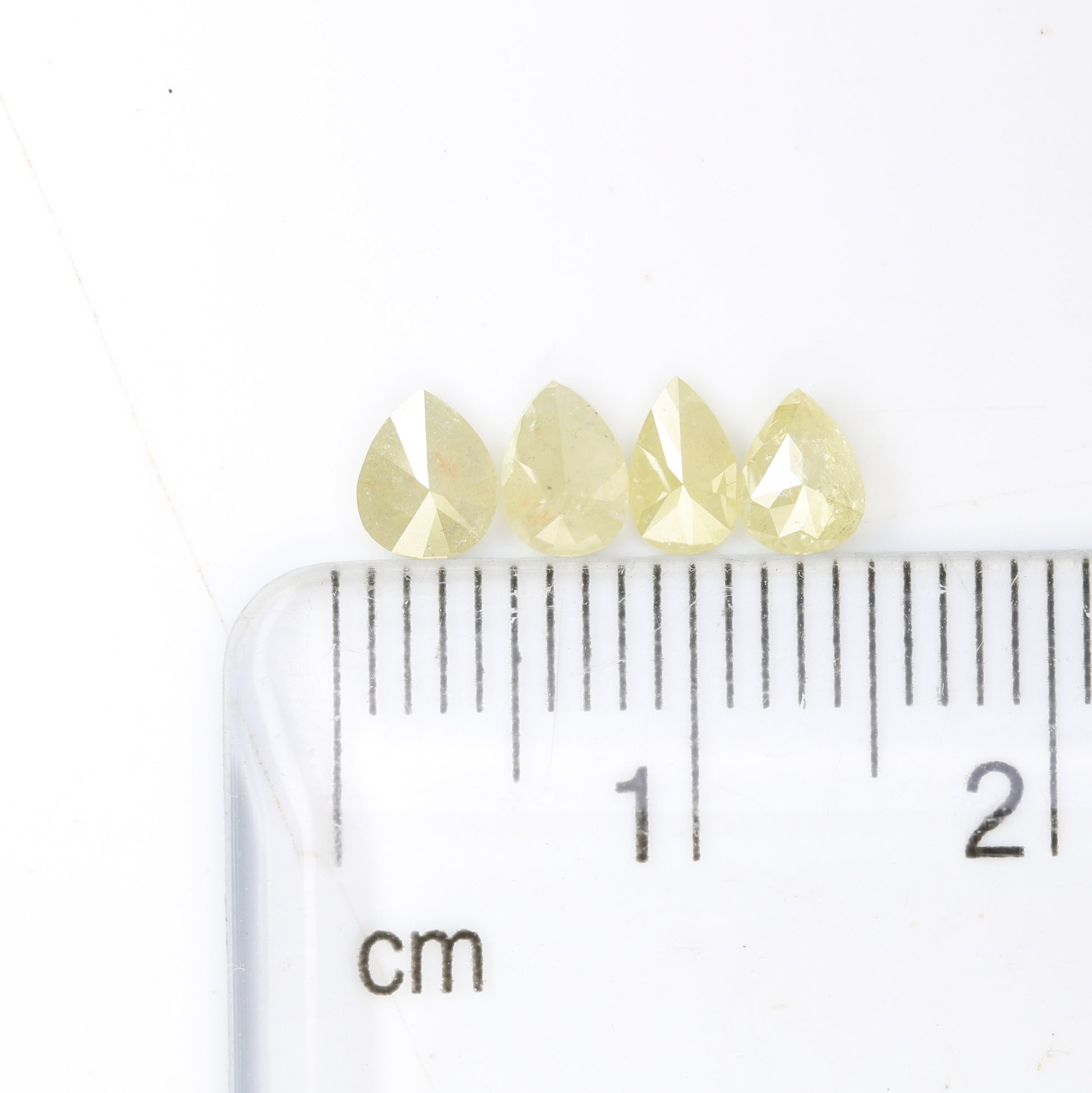 1.02 CT Fancy Light Yellow Pear Shape 5.00 MM Diamond For Statement Ring - JayKrishna Diamond