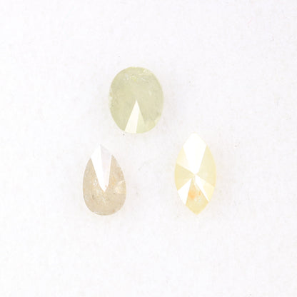 0.84 CT 5.90 MM Fancy Mix Shape Grey Diamond For Designer Jewelry - JayKrishna Diamond