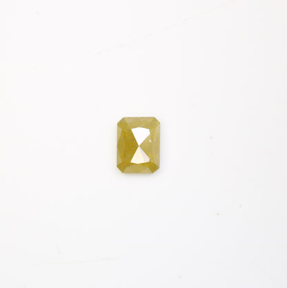 1.12 CT 6.70 MM Emerald Shape Yellow Natural Diamond For Wedding Ring - JayKrishna Diamond