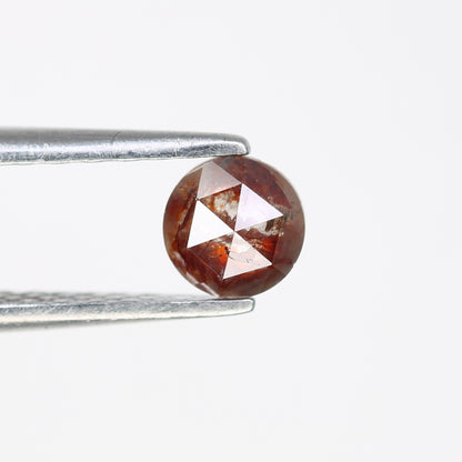 0.40 CT 4.60 x 2.10 MM Round Rose Cut Loose Red Color Diamond for Custom Proposal Rings, Unique Engagement Jewelry & Elegant Fine Jewelry - JayKrishna Diamond