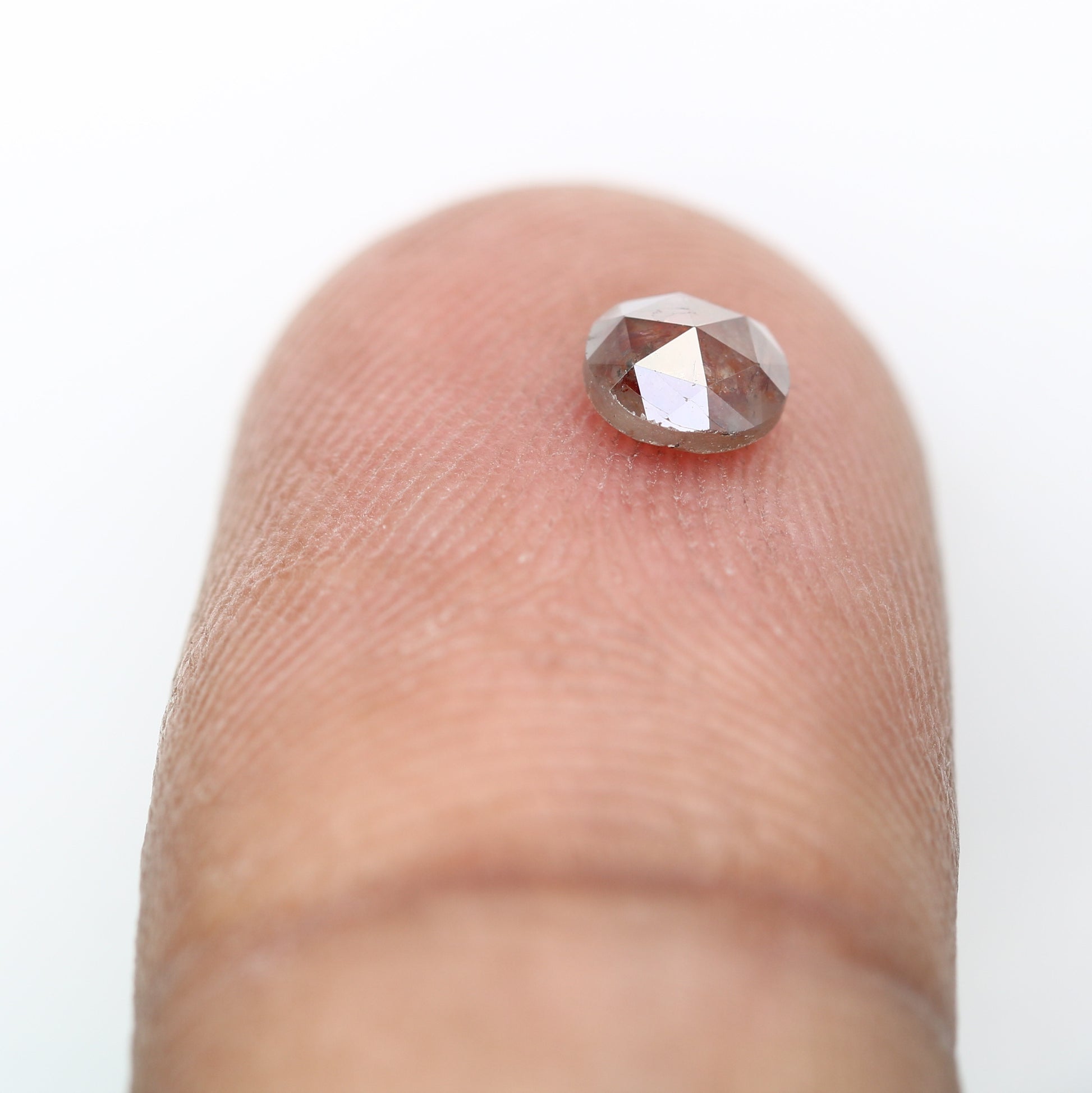 0.40 CT 4.60 x 2.10 MM Round Rose Cut Loose Red Color Diamond for Custom Proposal Rings, Unique Engagement Jewelry & Elegant Fine Jewelry - JayKrishna Diamond