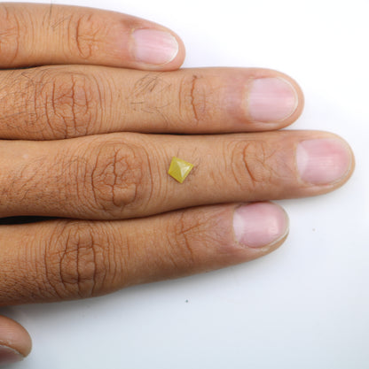0.61 CT Kite Shape Yellow Diamond (6.70 MM) for a Unique Engagement Ring: Stunning Gemstone Jewelry Piece - JayKrishna Diamond