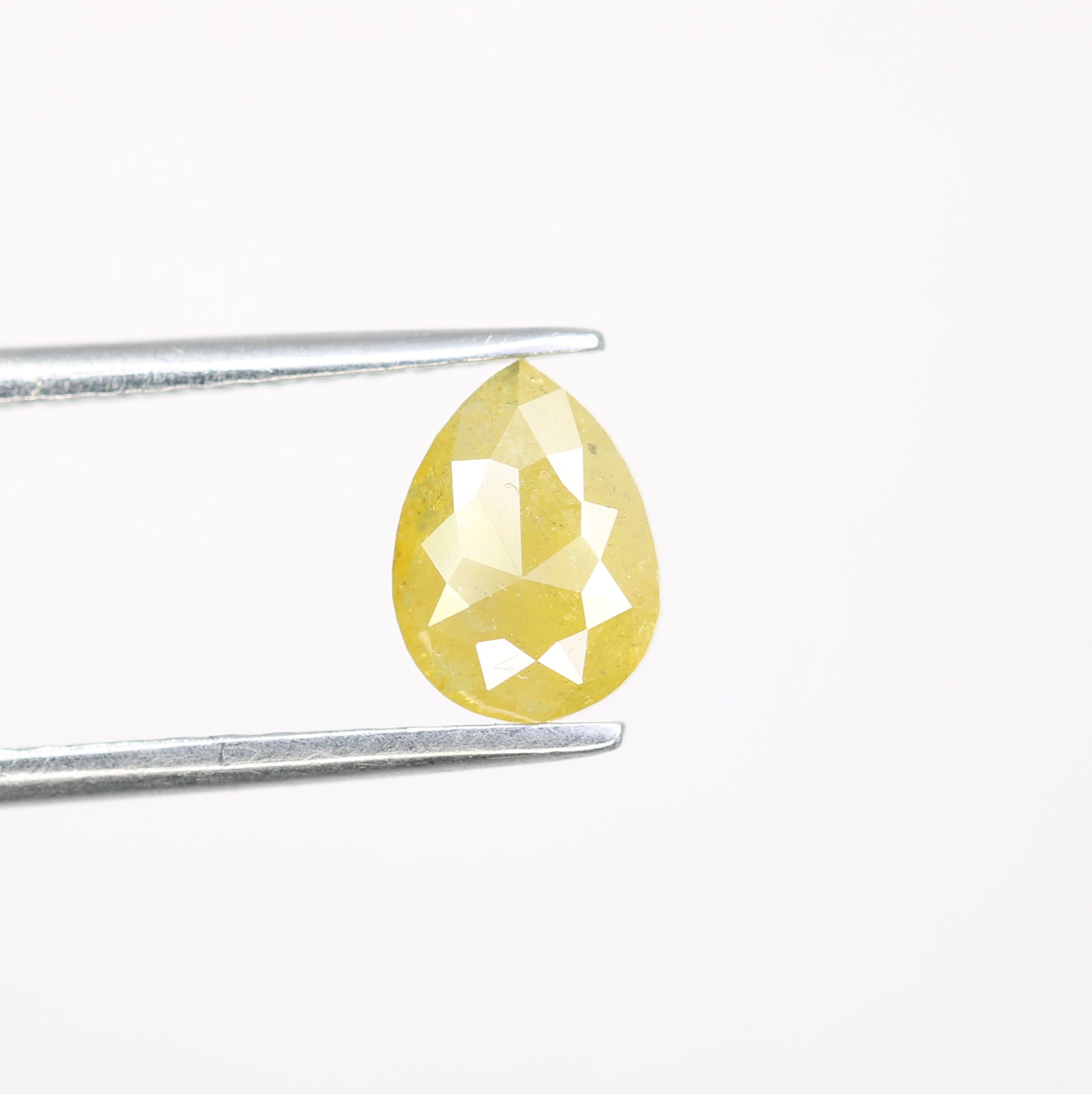 0.92 CT 7.70 MM Yellow Pear Shape Diamond For Engagement Ring - JayKrishna Diamond