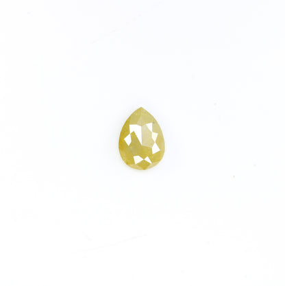 0.92 CT 7.70 MM Yellow Pear Shape Diamond For Engagement Ring - JayKrishna Diamond