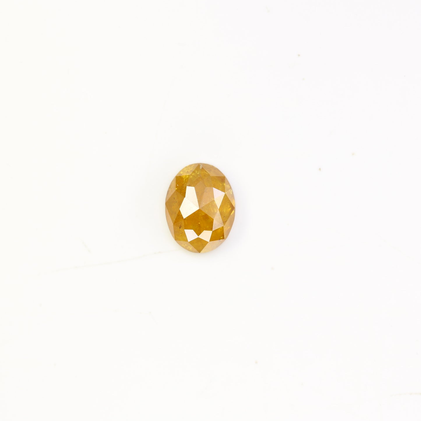 1.11 CT 7.10 MM Unique Yellow Oval Shape Diamond For Engagement Ring - JayKrishna Diamond