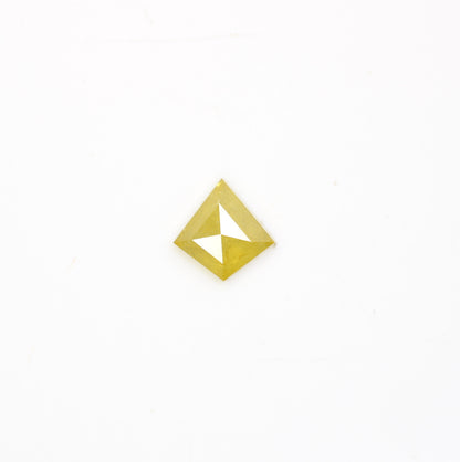 0.72 CT 6.70 MM Fancy Yellow Kite Shape Natural Diamond For Wedding Ring - JayKrishna Diamond