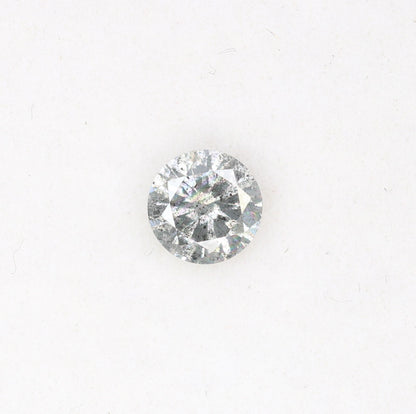 Unique 0.35 CT Salt & Pepper Round Brilliant Cut Diamond | Perfect for Engagement Rings | 4.60 x 2.60 MM - JayKrishna Diamond
