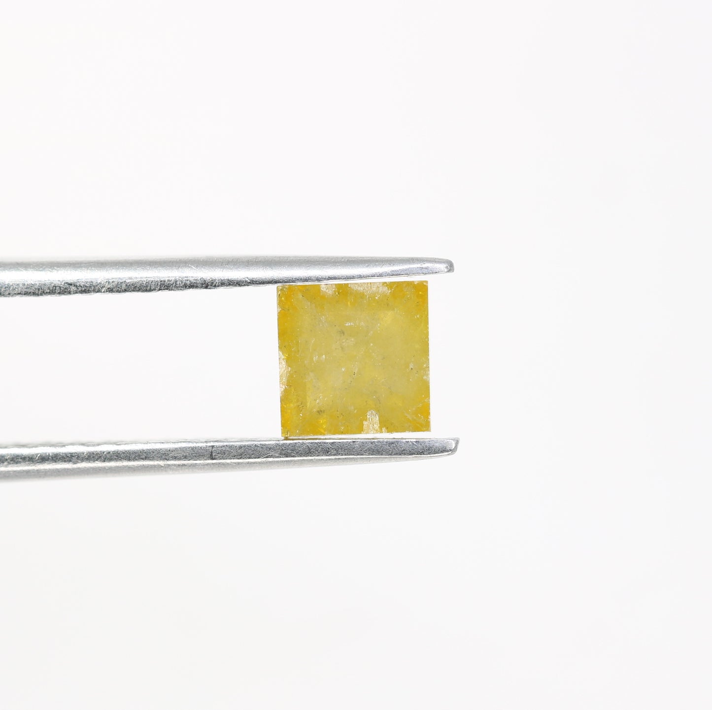 0.97 CT 5.20 MM Unique Square Shape Yellow Fancy Diamond For Jewelry - JayKrishna Diamond