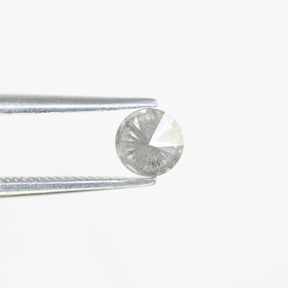 0.38 CT Round Brilliant Cut Salt and Pepper Diamond 4.60 x 2.70 MM | Natural Gemstone for Custom Designer Rings, Unique & Ethical Engagement Jewelry - JayKrishna Diamond