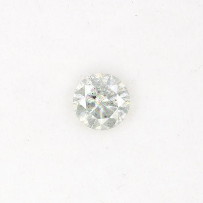 0.38 CT Round Brilliant Cut Salt and Pepper Diamond 4.60 x 2.70 MM | Natural Gemstone for Custom Designer Rings, Unique & Ethical Engagement Jewelry - JayKrishna Diamond